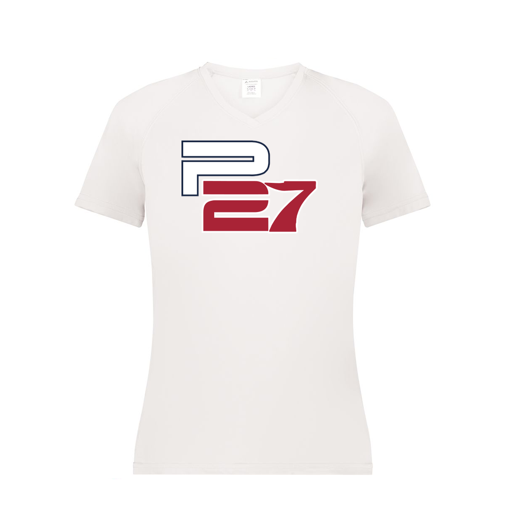 Ladies Smooth Sport V-Neck T-Shirt