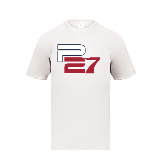 [2790.005.S-LOGO1] Men's Smooth Sport T-Shirt (Adult S, White, Logo 1)