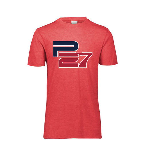 [FTSCUBRD-AS-LOGO3] Decker Men's Tri-Blend T-Shirt - Short Sleeve (Adult S, Red, Logo 3)