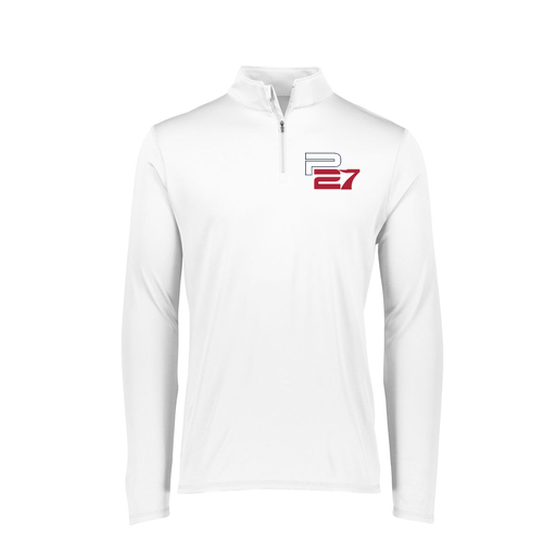[FTLQFLWH-FAXS-LOGO1] Decker Women's Flex-Lite 1/4 Zip Shirt (Female Adult XS, White, Logo 1)