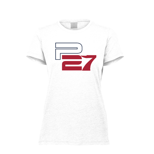 [FTSCUBWH-FAXS-LOGO1] Decker Women's Tri-Blend T-Shirt - Short Sleeve (Female Adult XS, White, Logo 1)