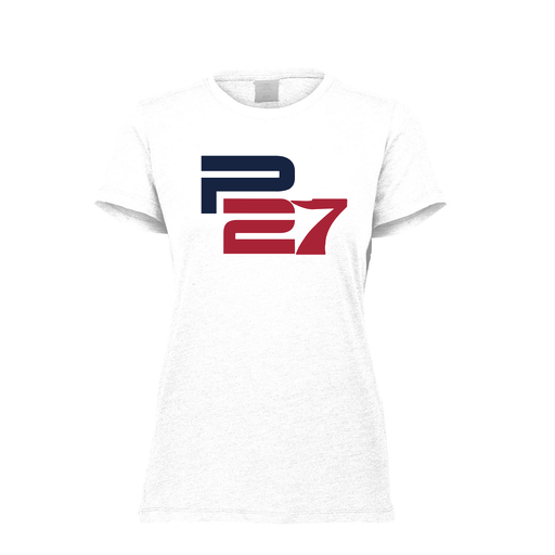 [FTSCUBWH-FAXS-LOGO3] Decker Women's Tri-Blend T-Shirt - Short Sleeve (Female Adult XS, White, Logo 3)