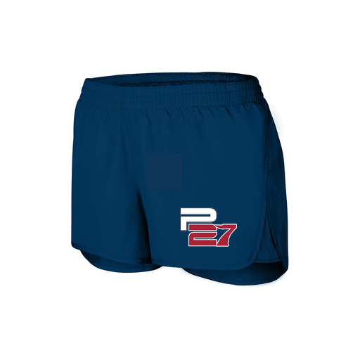 [2430.065.XS-LOGO2] Women's Performance Shorts (Female Adult XS, Navy, Logo 2)