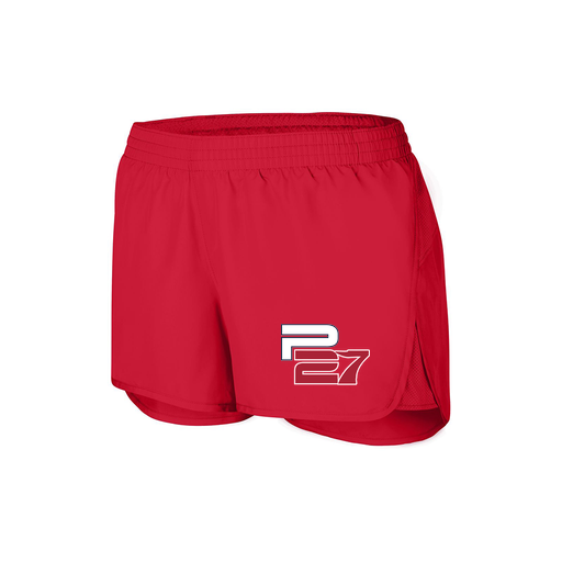 [2430.040.XS-LOGO1] Women's Performance Shorts (Female Adult XS, Red, Logo 1)