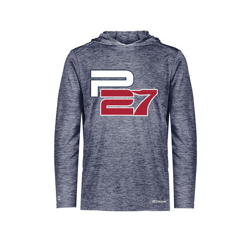 [FOLHCGNV-AS-LOGO1] Decker Men's Charge Hoodie (Adult S, Logo 1)