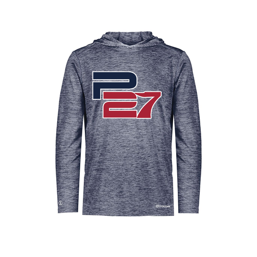 [CUS-DFW-CHGHOOD-PER-LSL-NVY-AS-LOGO3] Men's Charge Hoodie (Adult S, Logo 3)