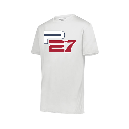 [222818.005.S-LOGO1] Men's Movement Dri Fit Shirt (Adult S, White, Logo 1)