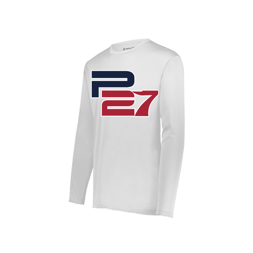 [222822.005.XS-LOGO3] Men's LS Smooth Sport Shirt (Adult XS, White, Logo 3)