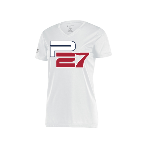 [222820.005.S-LOGO1] Ladies Movement Dri Fit Shirt (Female Adult S, White, Logo 1)