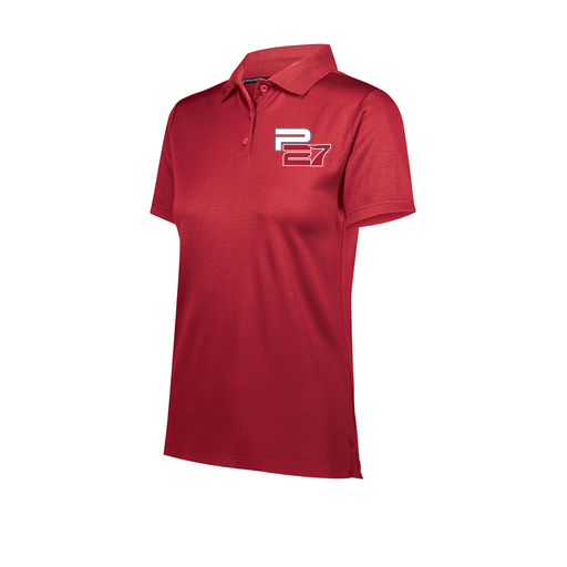 [222768-RED-FAXS-LOGO2] Ladies Prism Polo (Female Adult XS, Red, Logo 2)