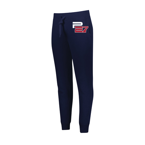 [229748.065.XS-LOGO1] Ladies 60/40 Fleece Jogger (Female Adult XS, Logo 1)